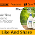 Aveeno Quiz Time Answer & Win Rs 5000 (Answer Added)