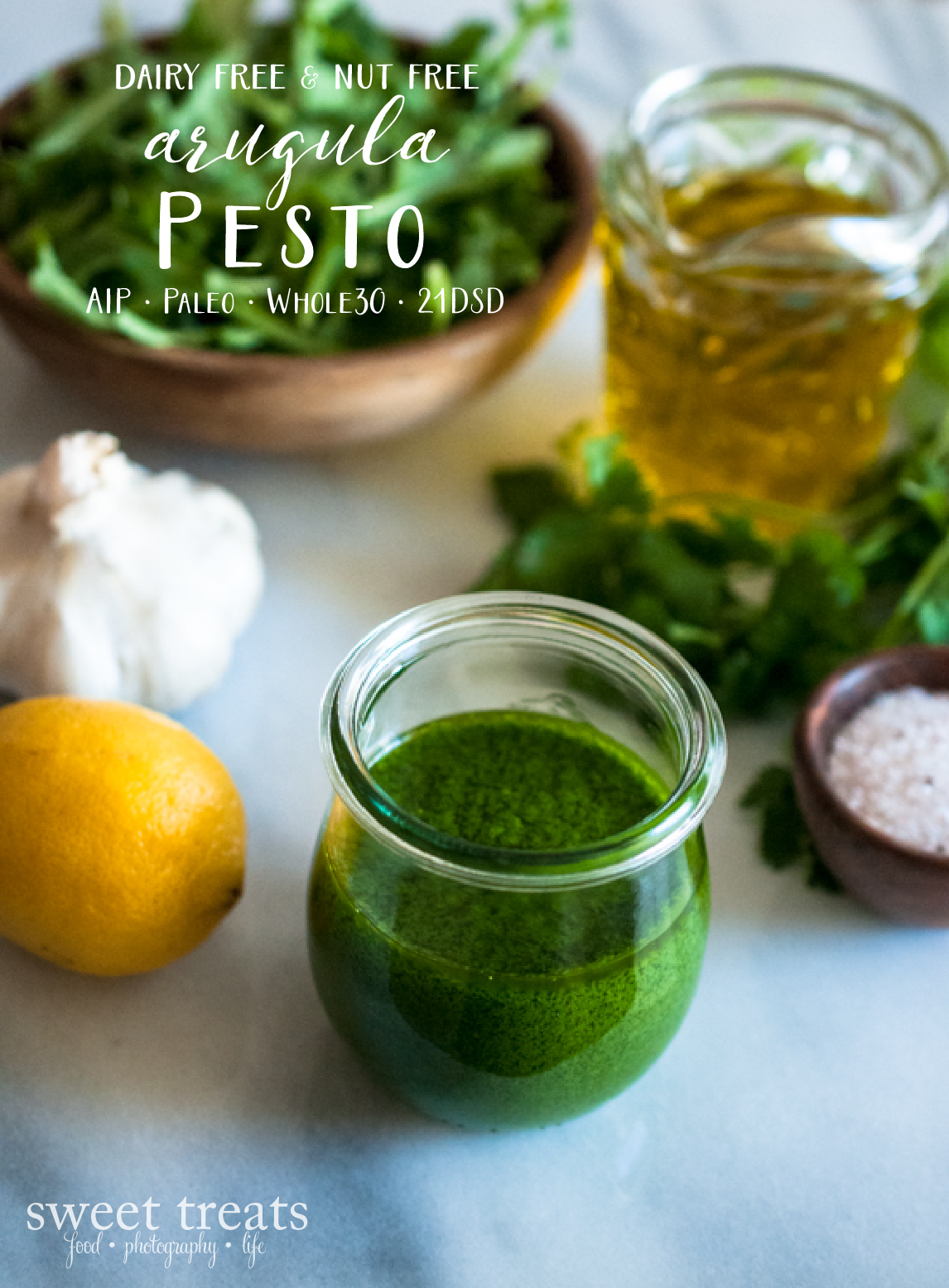 Sweet Treats food, photography, life Arugula Pesto (Dairyfree, Nut