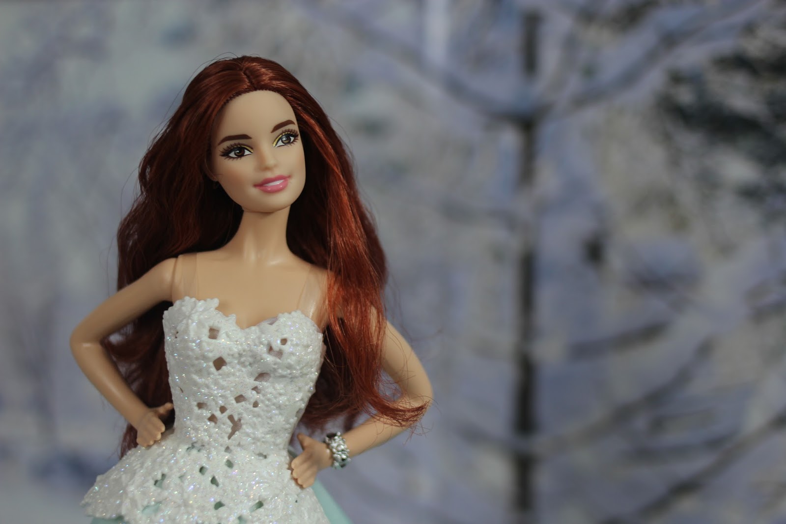 Cozy Comforts and Dolls Holiday Barbie 2016 Auburn Hair Kmart Exclusive