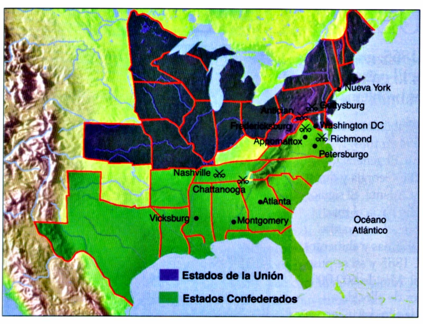 La Guerra Civil De Los Estados Unidos 1861 1865