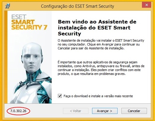 Nova versão para o antivírus Eset Smart Security 7.0.317.4