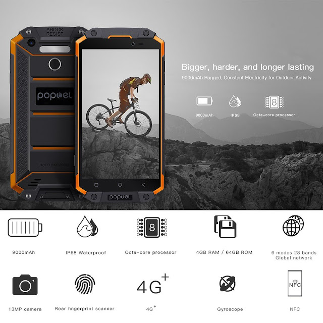 Poptel P9000 Max IP68 4G Smartphone Poptel P9000 Max IP68 4G Smartphone