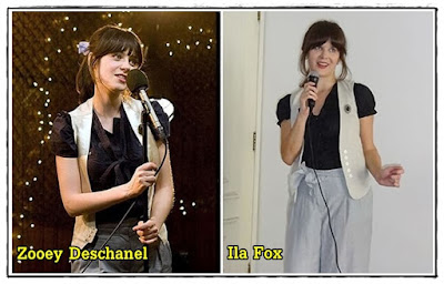 Celebridades Idênticas: Zooey Deschanel e Ila Fox (Katty Perry)