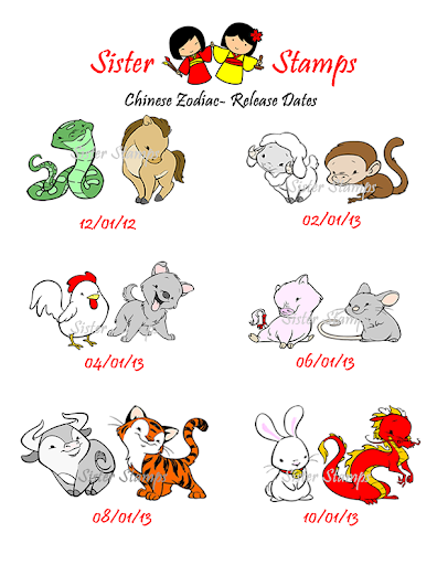 Sister Stamps Zodiac Releases