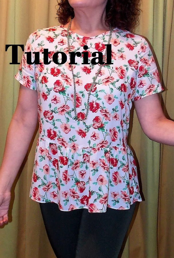 Blusa con volado en bajo: tutorial | Manualidades