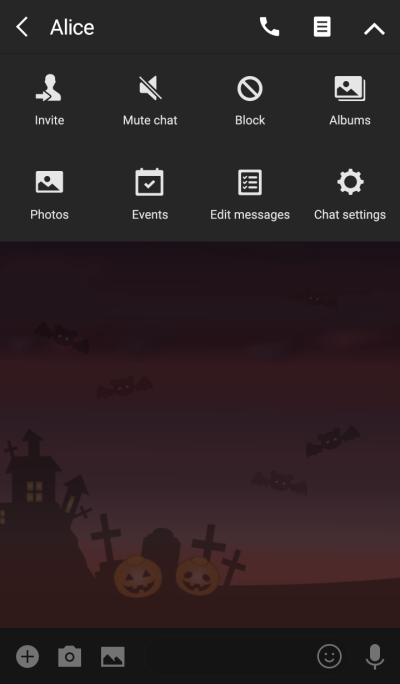 Panda cat, Pan'nya and halloween theme2