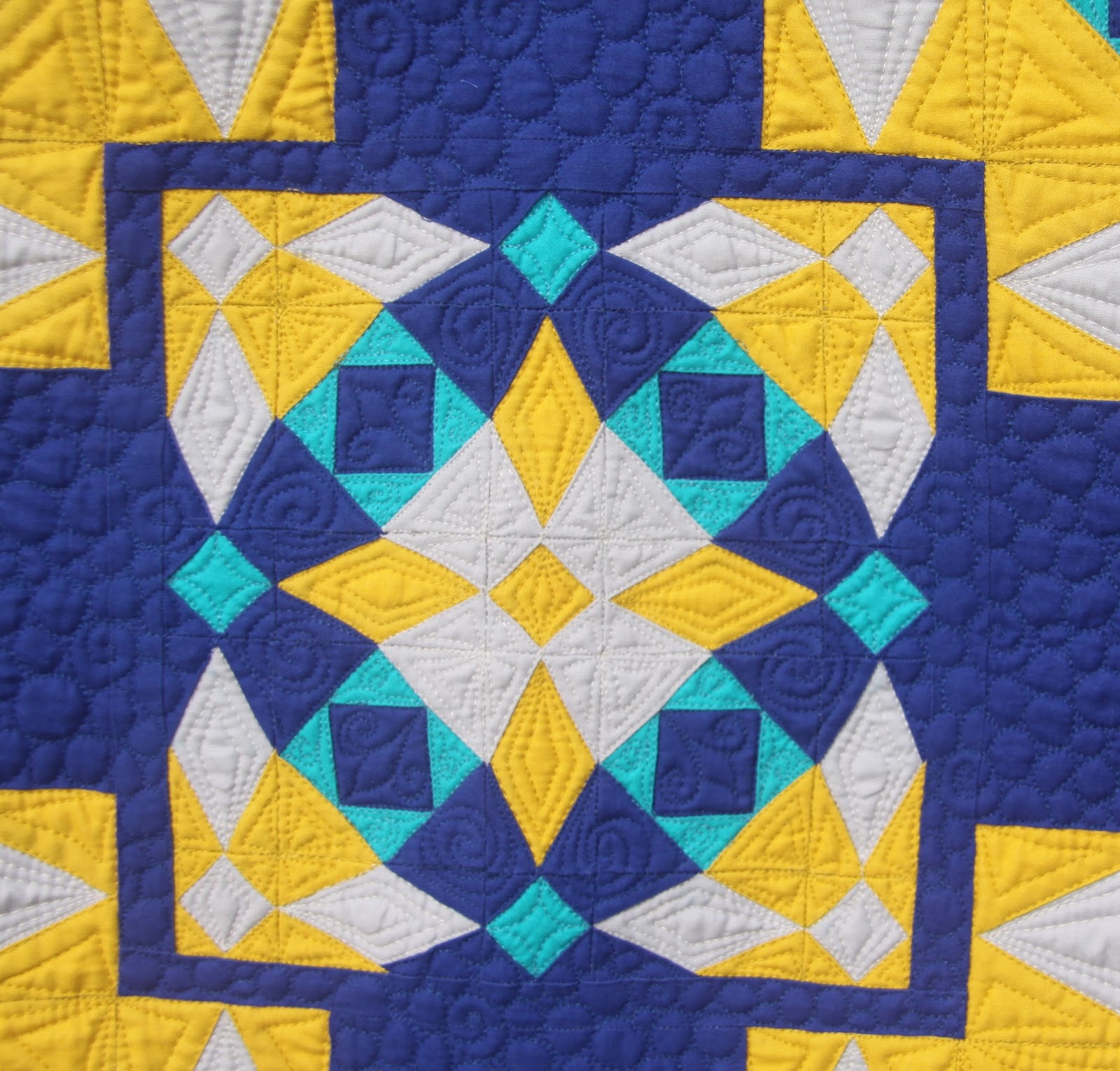 Quilting Mod Four is Greater Than One, A Blue Moon Quilt Group Quilt