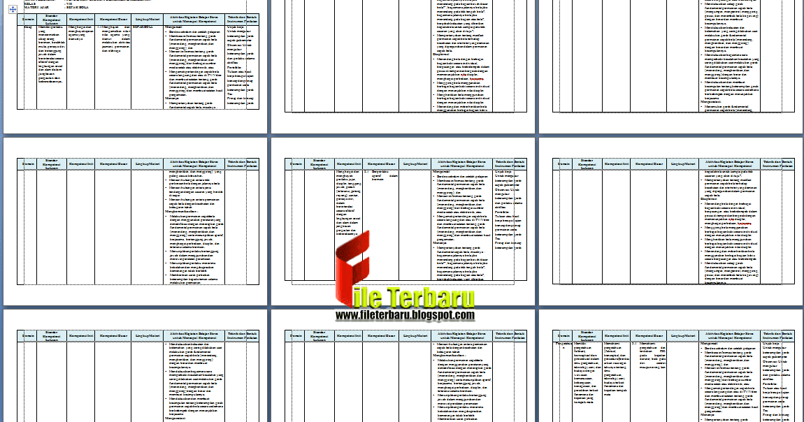 Download Contoh Analisis Keterkaitan SKL KI dan KD Jenjang SMP Mata