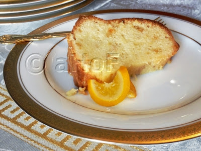 moist cake, pound cake, candied lemon