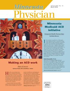 Minnesota Physician 29-12 - March 2016 | TRUE PDF | Mensile | Professionisti | Medicina | Management
Minnesota Physician is an indipendent, controlled-circulation newspaper.
It covers the business of healthcare, featuring timely, regional reports on news and competitive issues, and lively profiles of local medical leaders. We also offer special reports on industry concerns and in-depth analysis of strategies and decisions affecting the practice of medicine in the upper Midwest. Minnesota Physician is not affiliated with any state, country or specialty medical association.