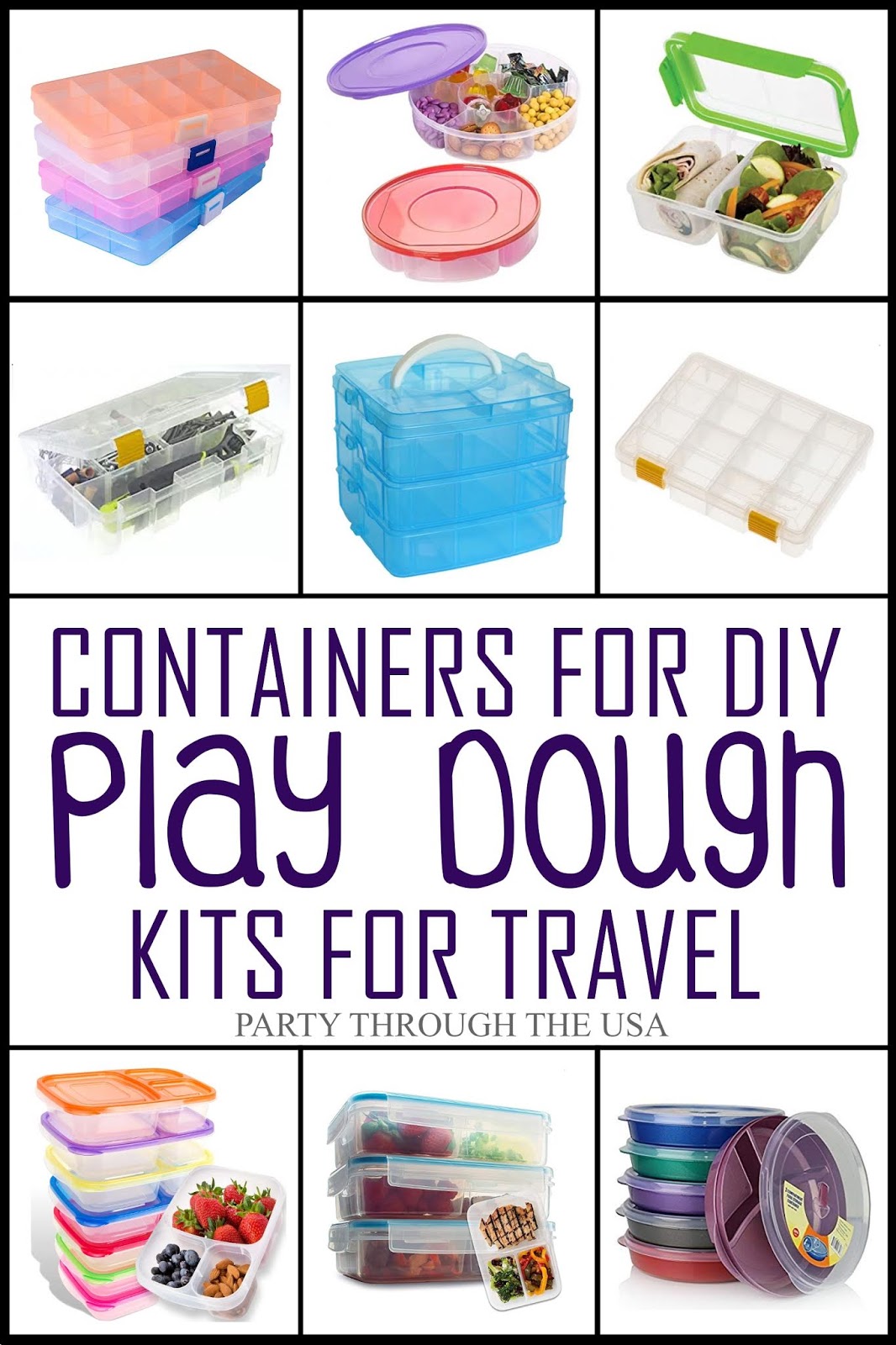 DIY Play Dough Kits for Travel