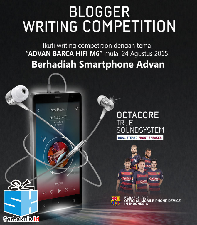 Kontes Blog Advan Barca Hifi M6 Berhadiah Smartphone