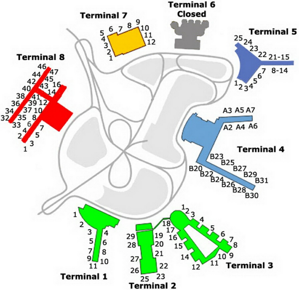 Jfk Airport Diagram