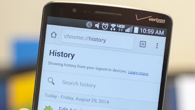 Membersihkan Cache dan History Internet di Android