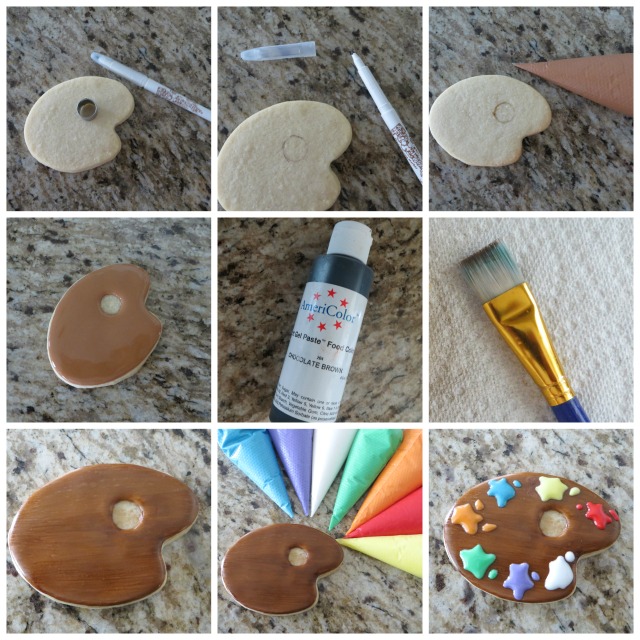 The Partiologist Paint Palette Cookies!