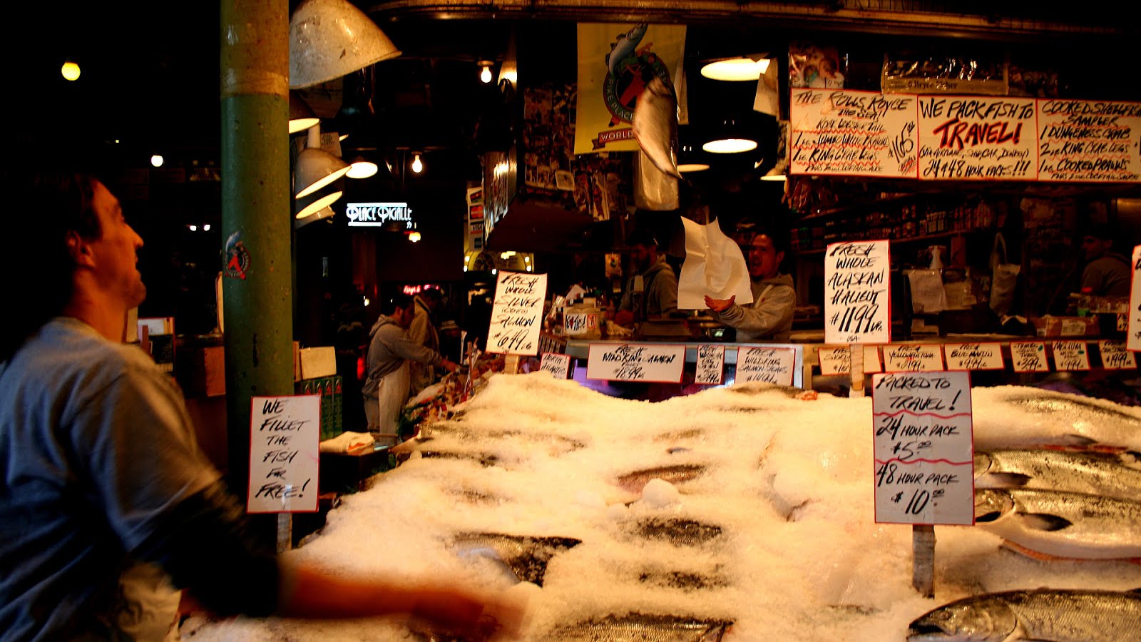 Seattle Fish Market Motivational Video Fish Choices
