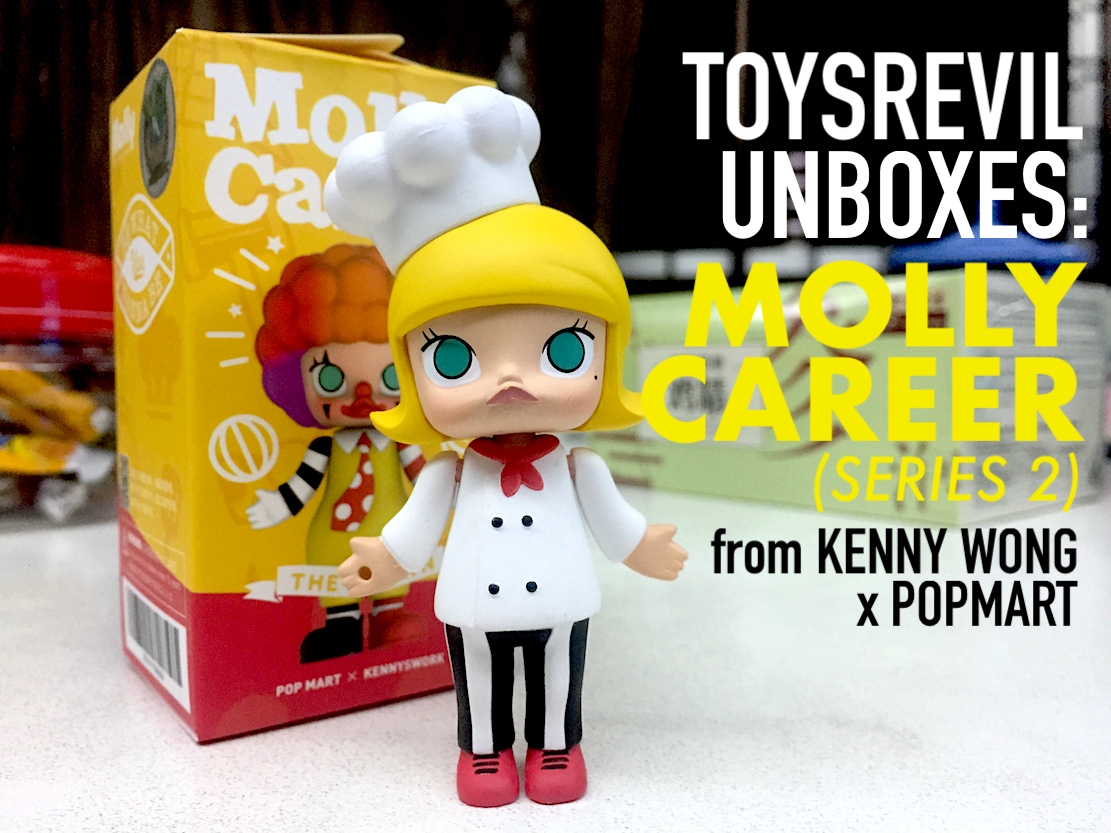 POP MART KENNYSWORK Molly Career Mini Figure Designer Toy Figurine Color Clown 