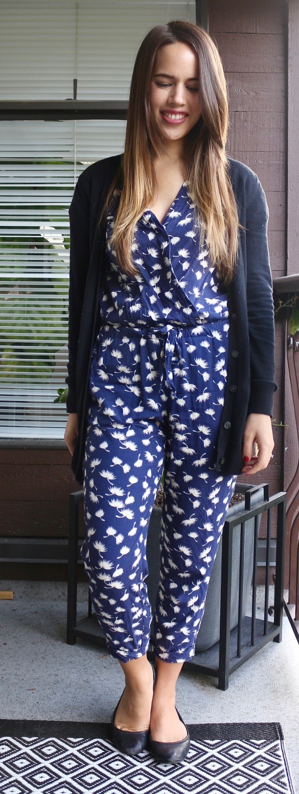 Jules in Flats - Old Navy Patterned Jumpsuite