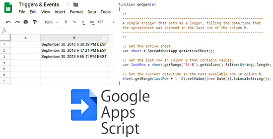 Triggers & Events In Google Sheets Triggers & Events In Google Sheets