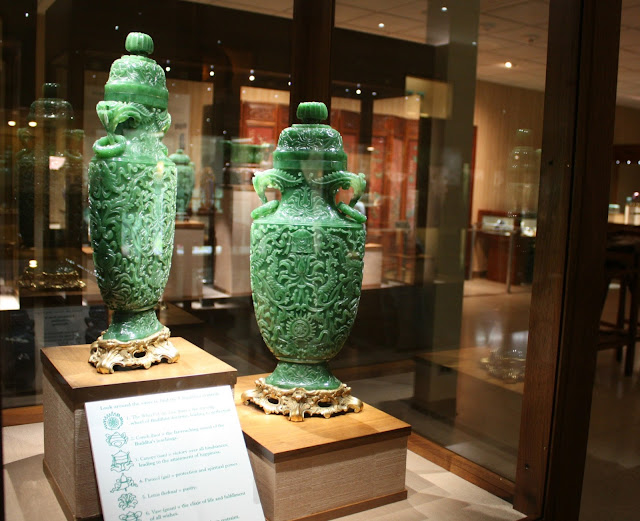 Jade art at Lizzadro Museum of Lapidary Art in Elmhurst, IL