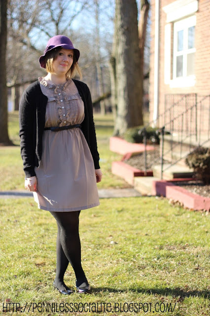 Penniless Socialite: What I Wore Wednesday: Too Cloche for Comfort