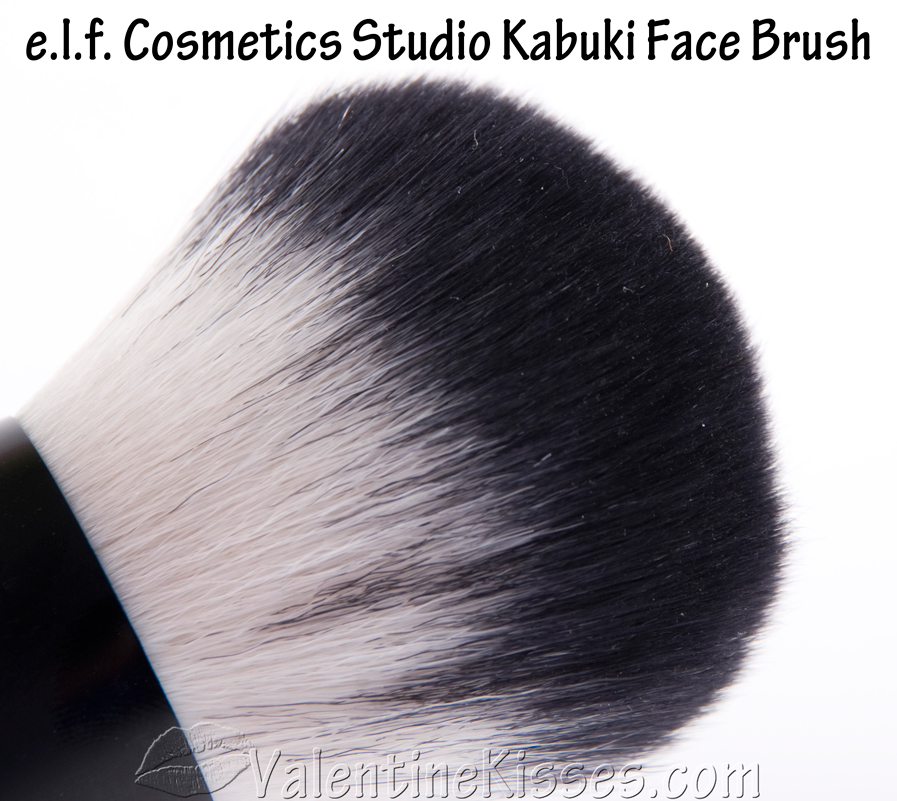 Valentine Kisses e.l.f. Cosmetics Studio Kabuki Face Brush pics, review