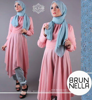 40 Model Baju Muslim Bahan Kaos Spandek Terbaru 2019 