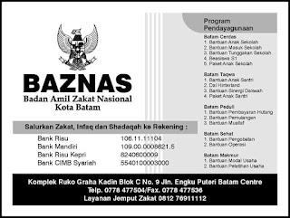 Program Baznas Kota Batam