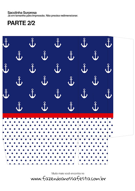 Nautical Party: Free Printable Boxes.