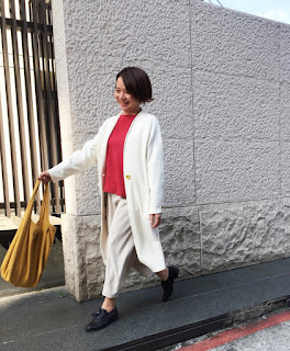 老幫手實穿午後的費南雪有機棉長版外套