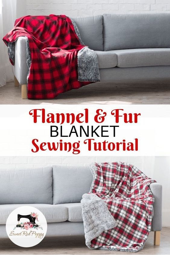 Flannel + Fur Holiday Blanket Sewing Tutorial With Joann Flannel + Fur Holiday Blanket Sewing Tutorial With Joann