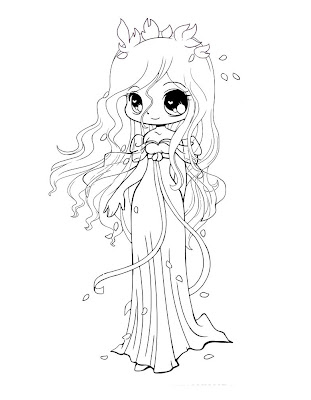 Download Cute Anime Chibi Mermaid Coloring Pages - Colorings.net