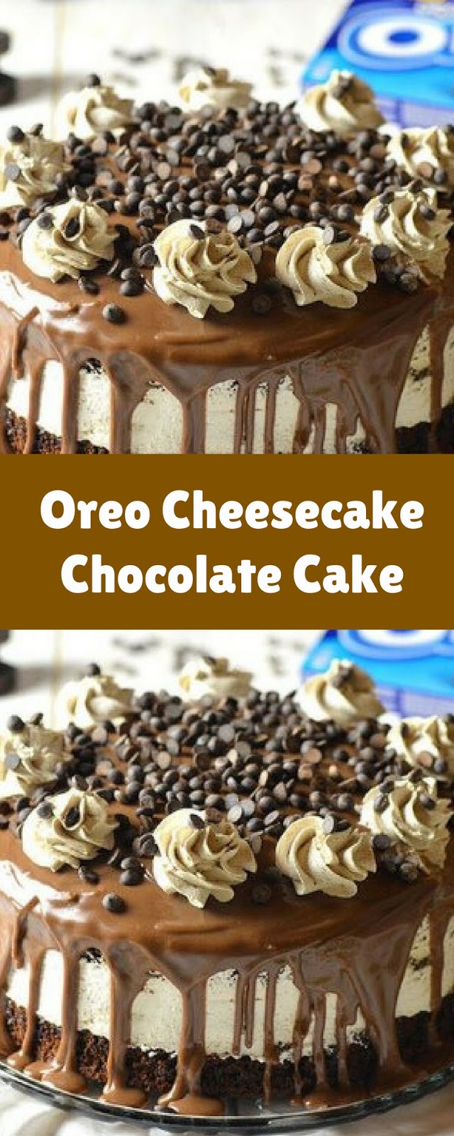 Oreo Cheesecake Chocolate Cake