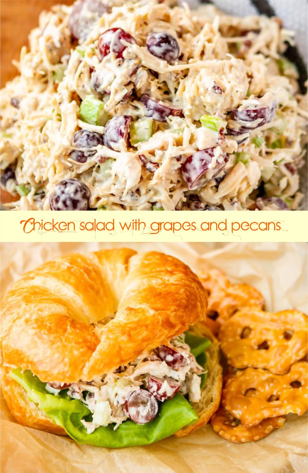 Chicken salad with grapes and pecans Extra Ordinary Food