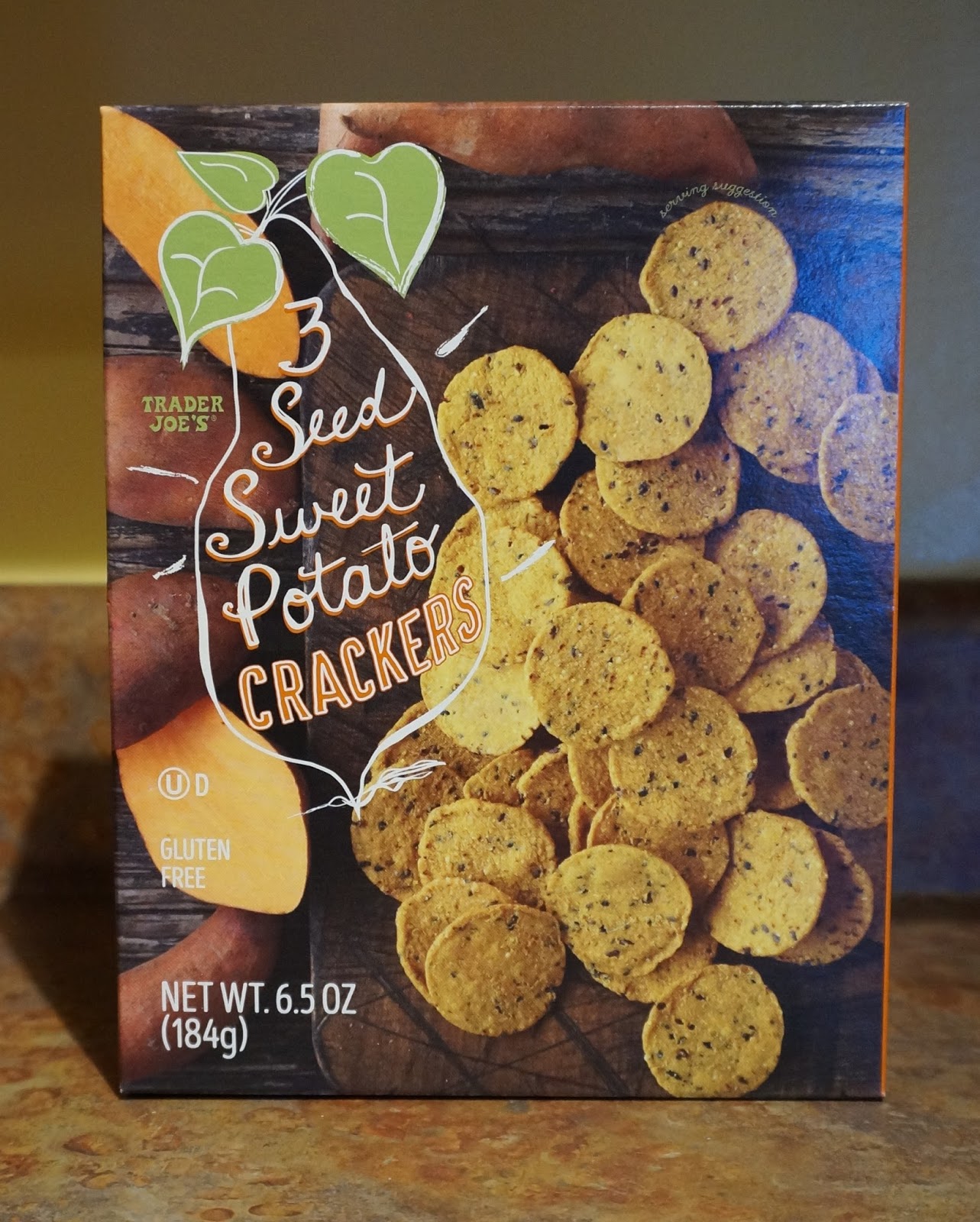 Exploring Trader Joe's Trader Joe's 3 Seed Sweet Potato Crackers