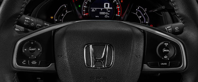 Novo Honda Civic 2017 - painel digital