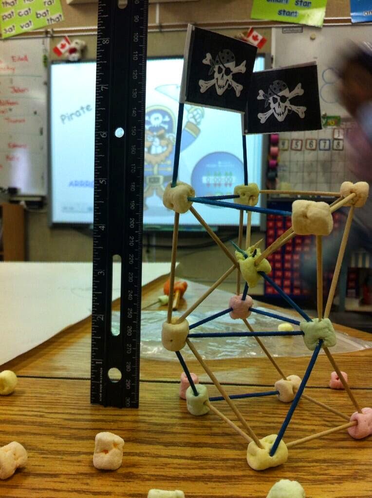 MATHS LIKE A PIRATE: Pirate Challenge 3: Create a Marshmallow Tower #mlap14