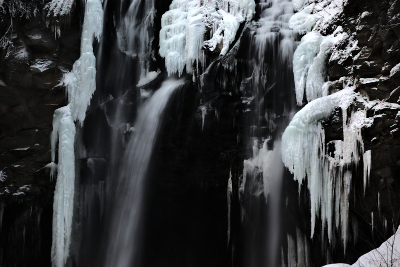 waterfall winter