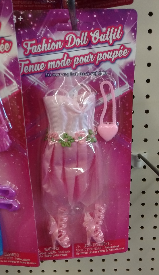 MSJ's Doll Pit New Barbie clone fashions at Dollar Tree!