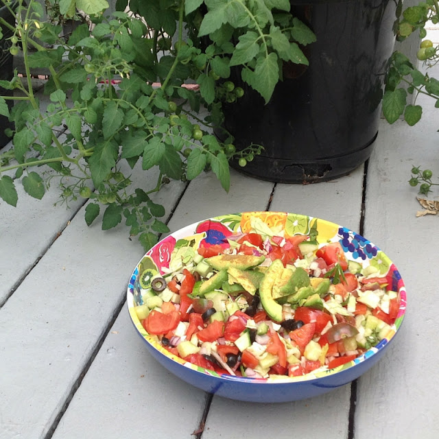 summer salad in a bowl