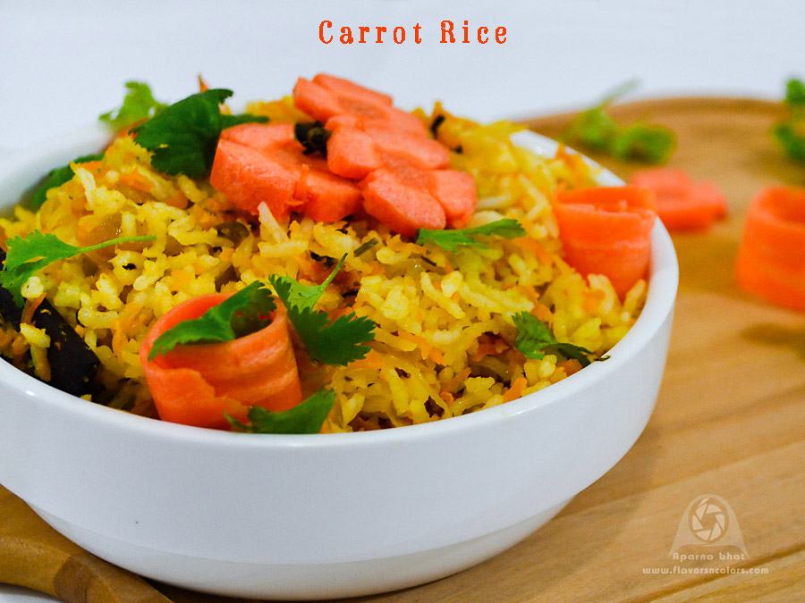 Carrot Rice Flavors N Colors