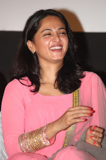 Actress Anushka Shetty Cute Photos In Pink Dress