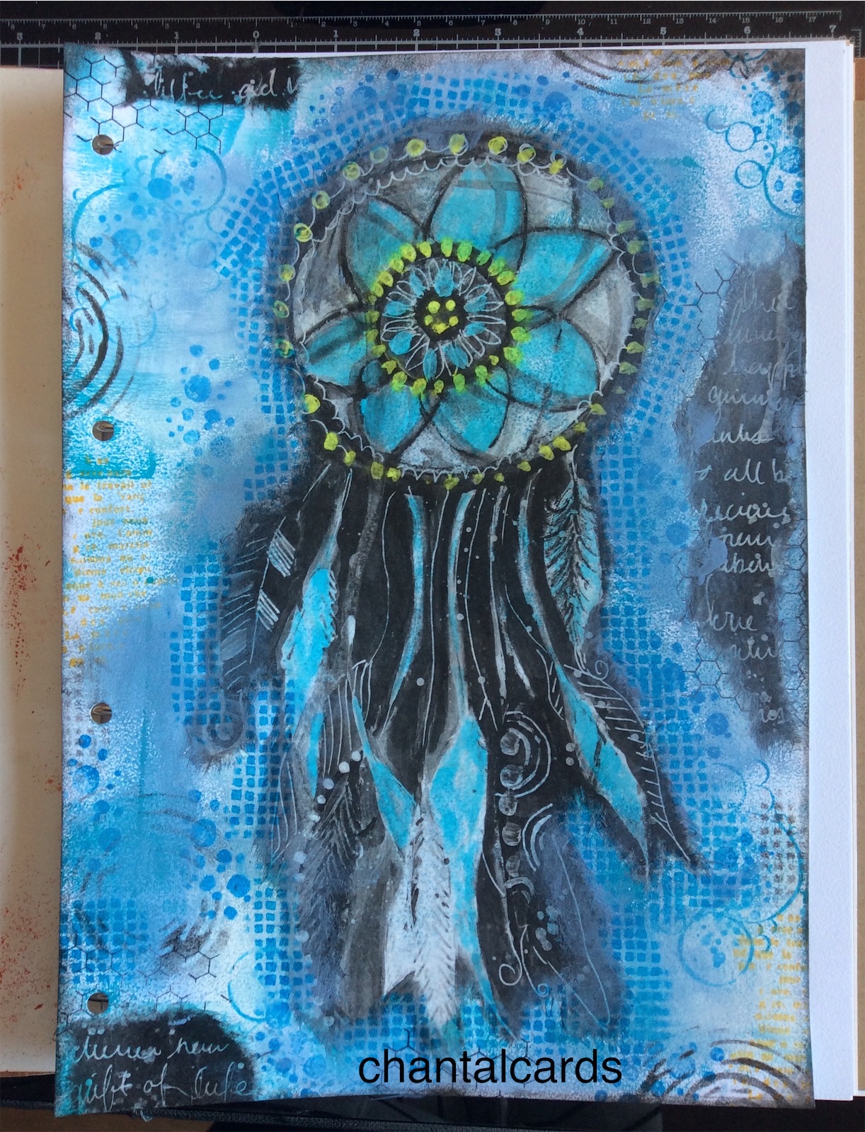 chantal cards art by Marlene rice paper