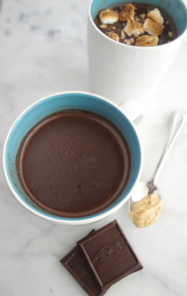 Thick Peanut Butter Hot Chocolate