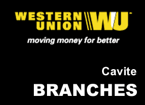 List of Western Union Branches - Cavite