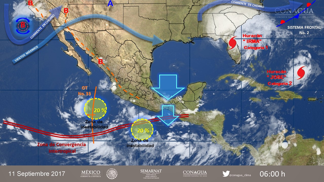 LA VOZ DEL PUEBLO Pronóstico Meteorológico General 11 de Septiembre