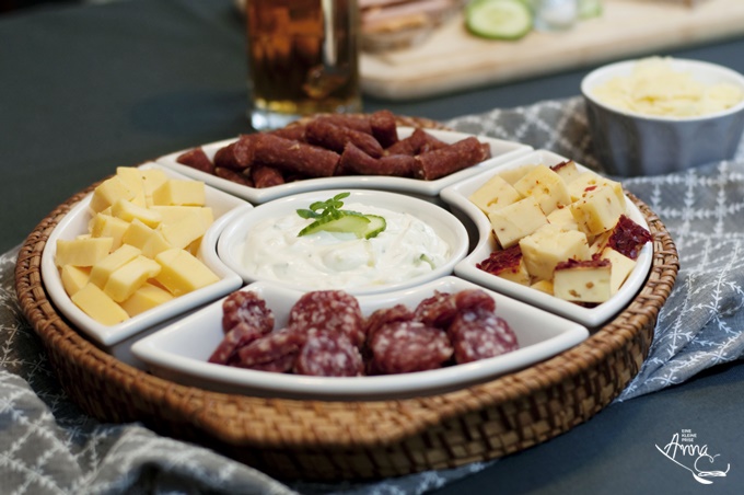 Käse-Wurstplatte Käse-Wurstplatte