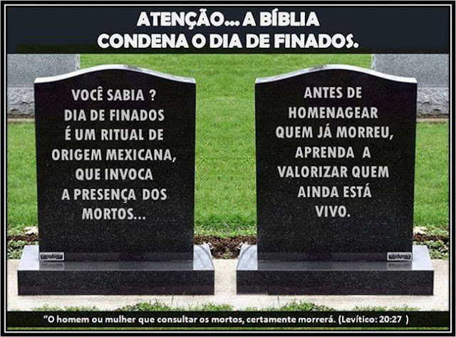 FINADOS-TEM ORIGEM DIABÓLICA. Imagem relacionada