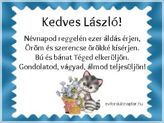 László névnap - Június 27 Június 27 - László névnap