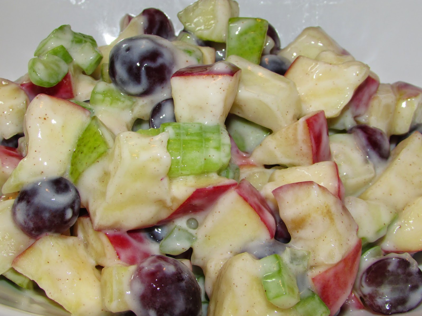 Cooking With Carlee: Apple Salad with Honey Yogurt Dressing